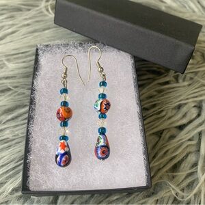 Venetian Glass Beaded Earrings